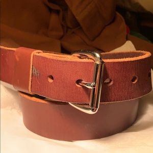NWOT JMB leather handcrafted belt classic for ages